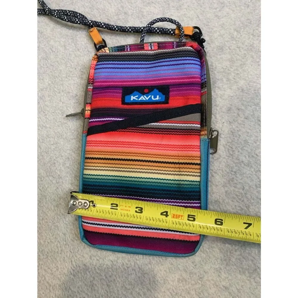 KAVU Essential Case Crossbody Phone Bag in Coastline Blanket - Picture 1 of 6